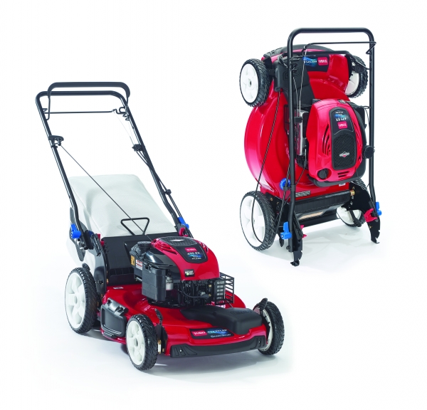 The new SmartStow(TM) from Toro the first mower you can fold and